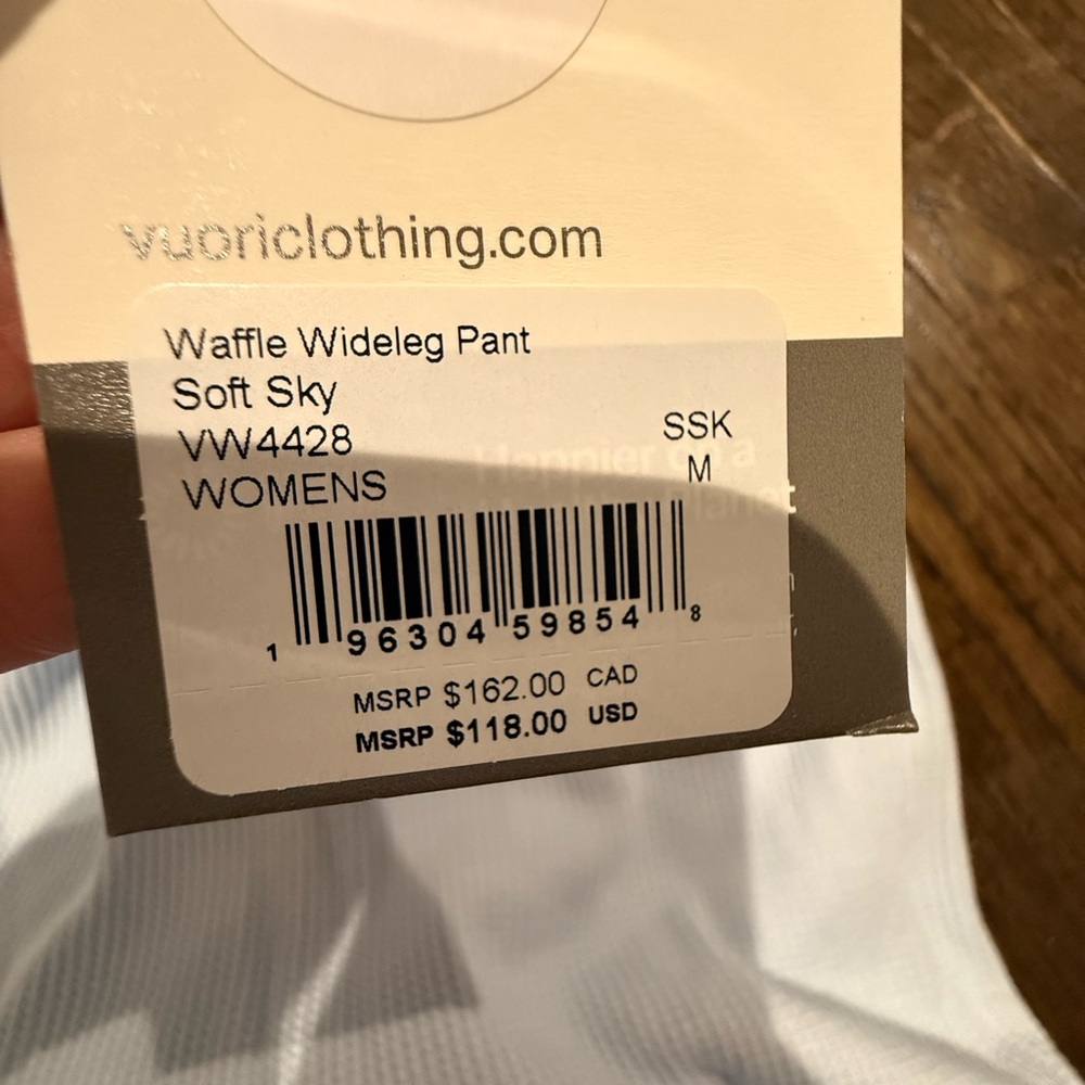 Vuori Light Blue waffle Lounge Pants - Picture 3 of 3